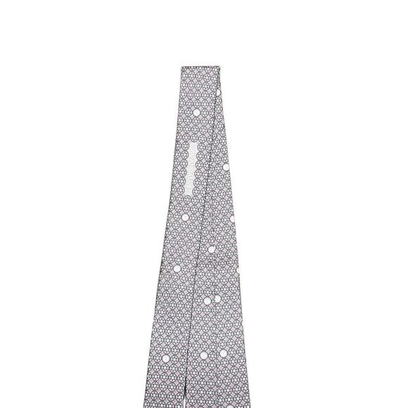 NWT Loewe Madrid Al-Andalus Pink Gray Designer Neck Tie 100% Silk Italy Made - Picture 6 of 15